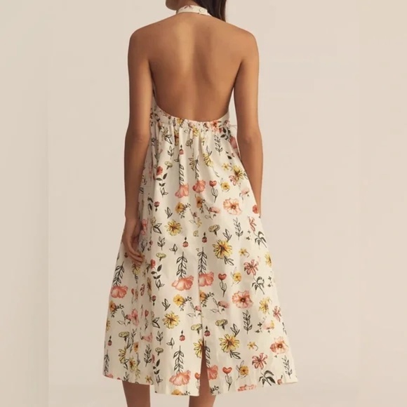 Daily Practice by Anthropologie Relaxed Midi Halter Dress Size XL - Picture 3 of 16